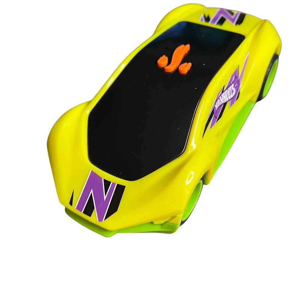 Hot Wheels Nitro Junior Neon Yellow Green Motorized Toy Car 2021 Just Play LLC